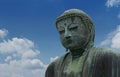 Daibutsu, Great Buddha sculpture is the landmark of Tokyo, Japan